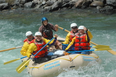 White water rafting